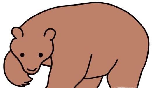 （儿童简笔画）怎么画小棕熊