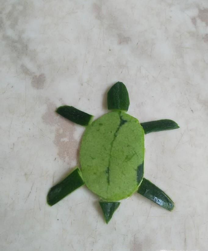 怎样用蔬菜跟水果来作画？