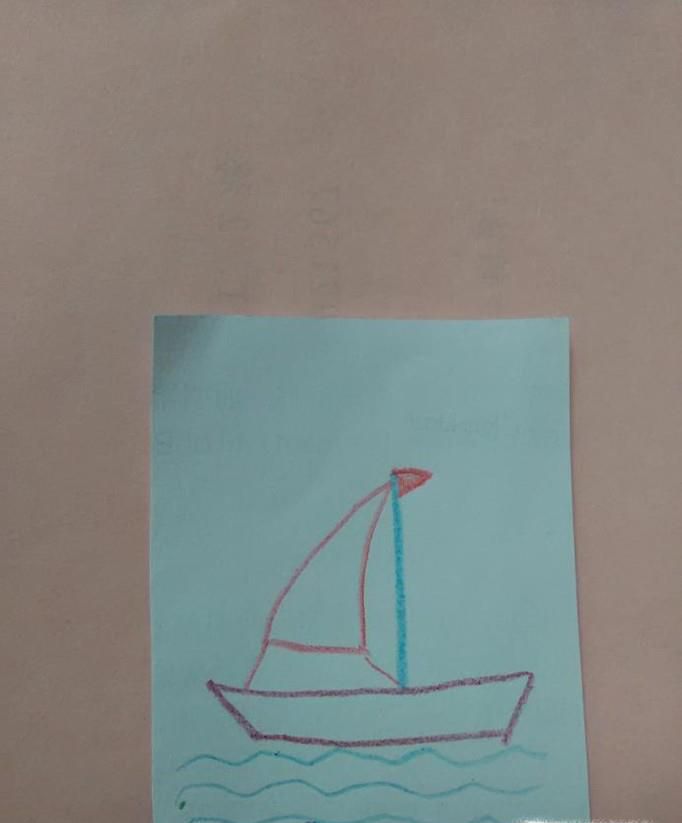 怎么画小船简笔画