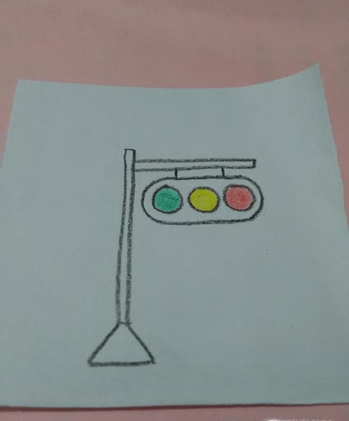 红绿灯简笔画怎么画