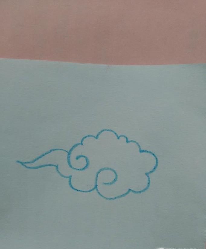 白云简笔画怎么画