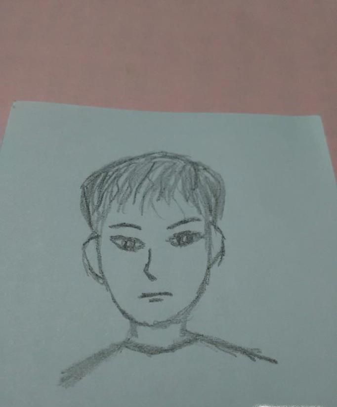 自画像简笔画怎么画