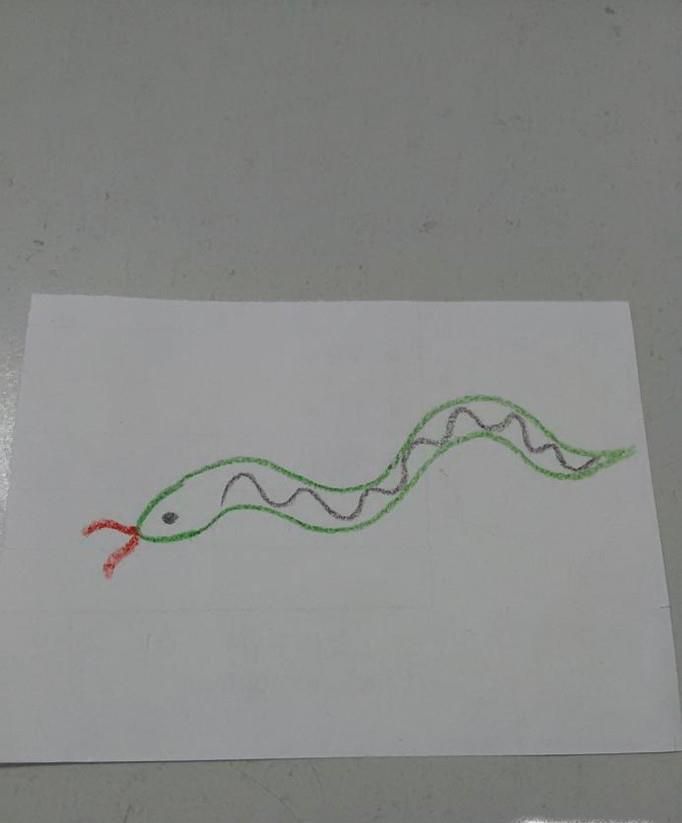 蛇的简笔画画法