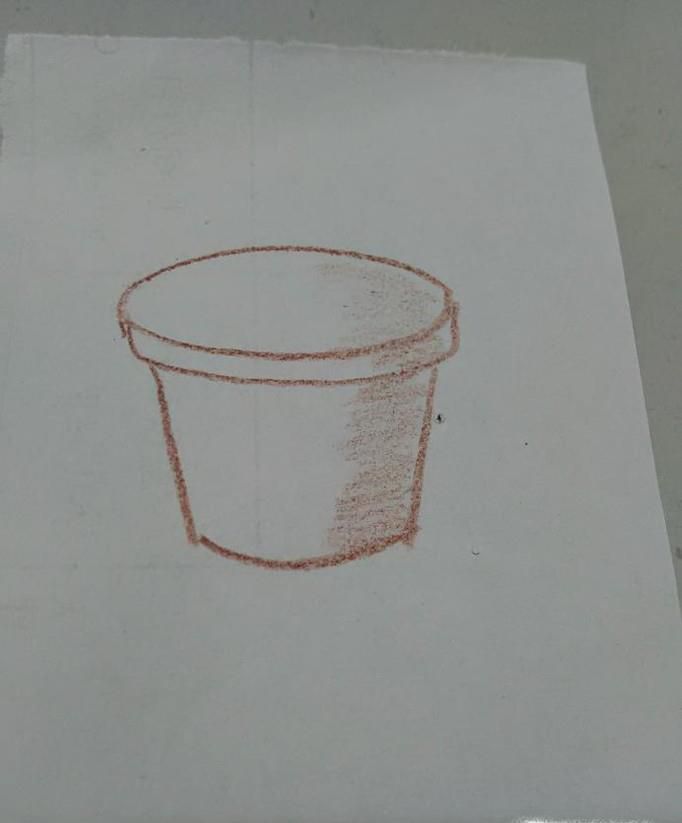 花盆简笔画怎么画