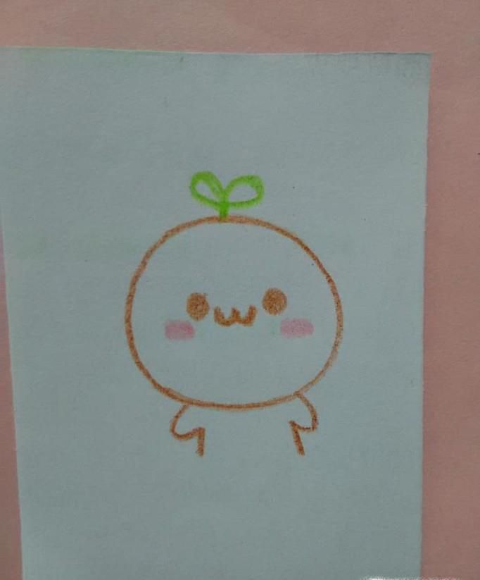 长草颜团子简笔画怎么画