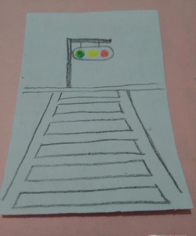 斑马线简笔画怎么画