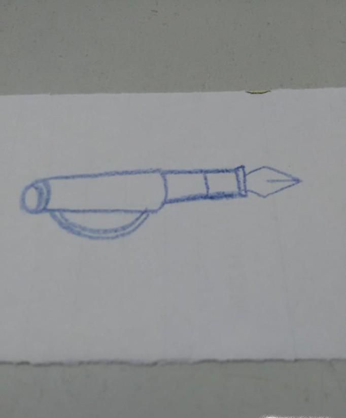儿童简笔画之钢笔的画法