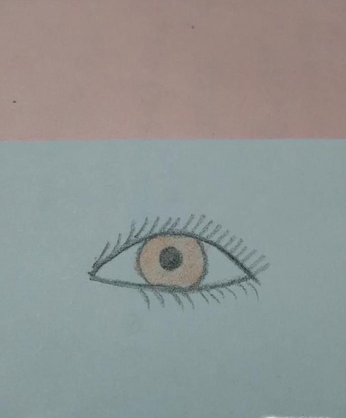 眼睛的简笔画教程