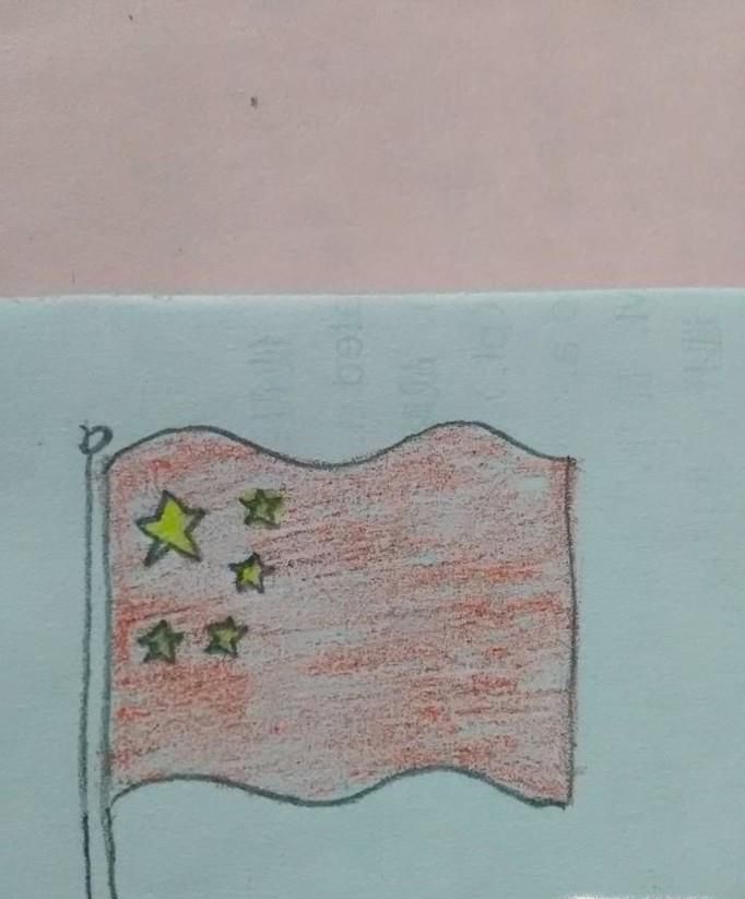 如何画五星红旗简笔画