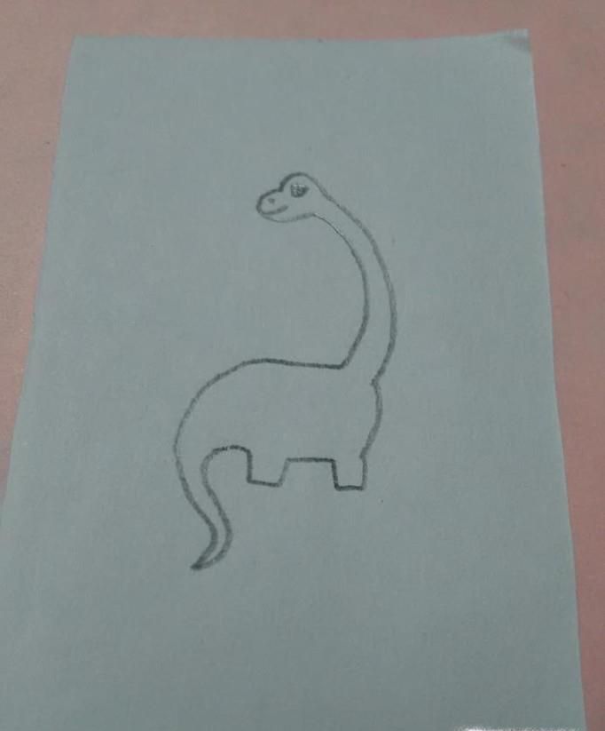 怎样画恐龙,恐龙怎么画,儿童画恐龙的方法