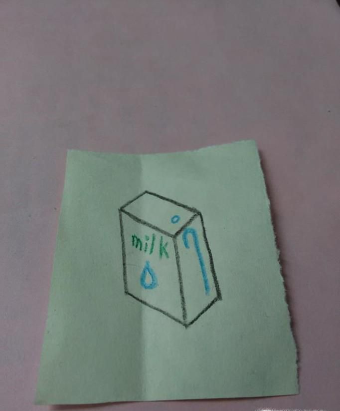涂鸦系列之怎样画盒装牛奶