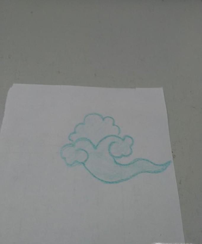 简笔画美丽的云彩