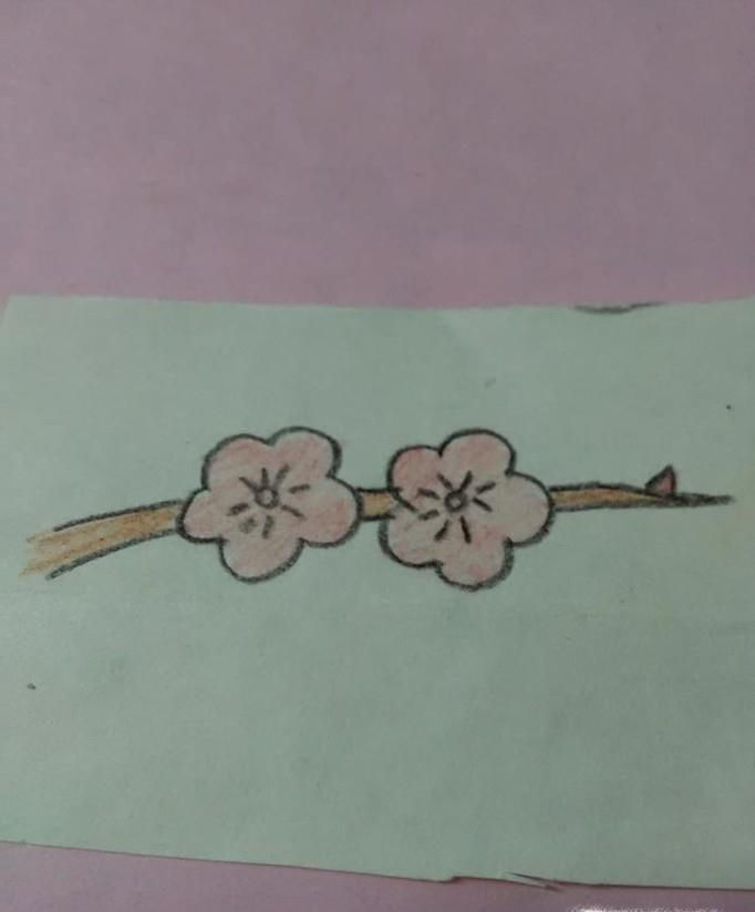 简笔画梅花怎么画？