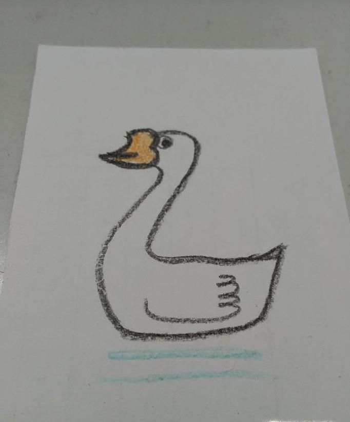 鹅的简笔画怎么画，看步骤图轻松学画