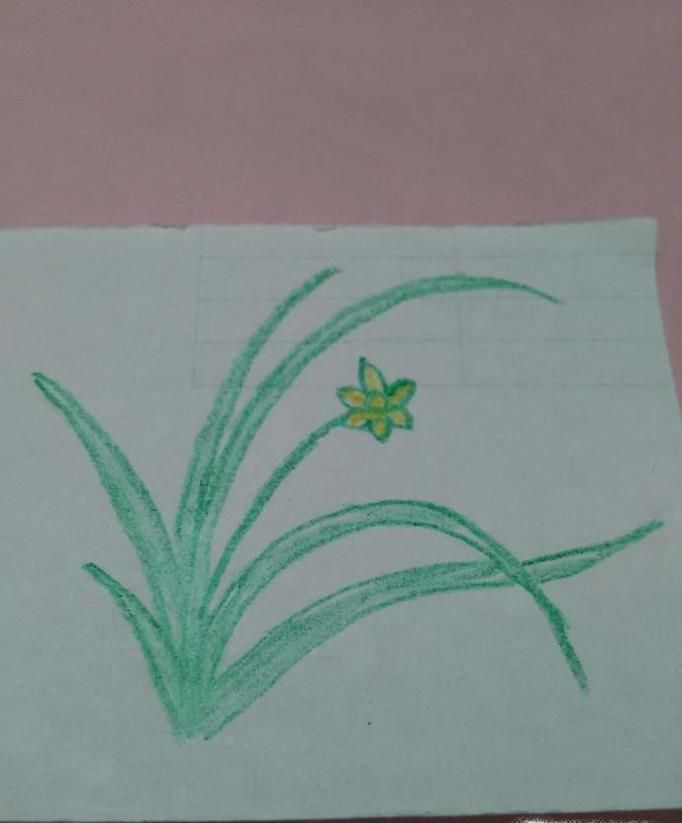 怎样简单画兰花