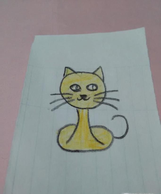 如何画一只可爱的小猫