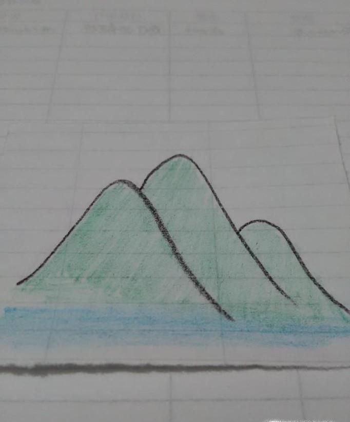 简笔画 大山怎么画?