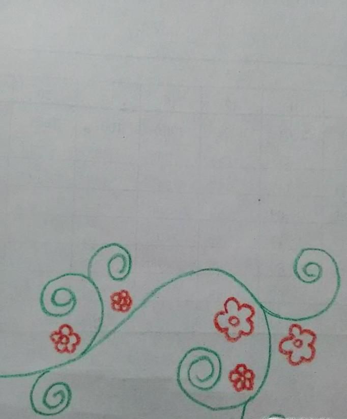 如何简笔画花藤