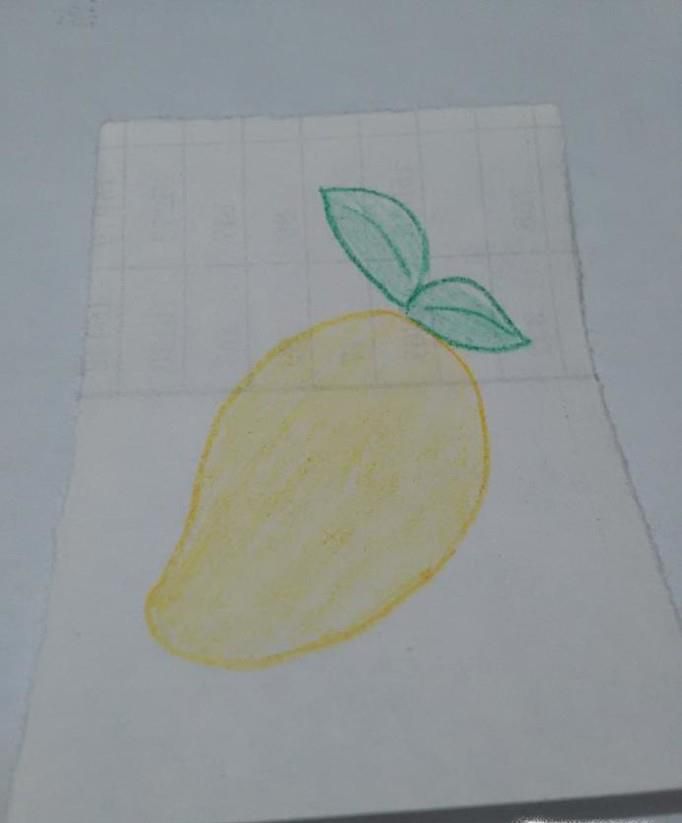 简笔画 芒果的画法