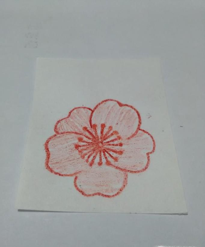 怎么画桃花的简笔画