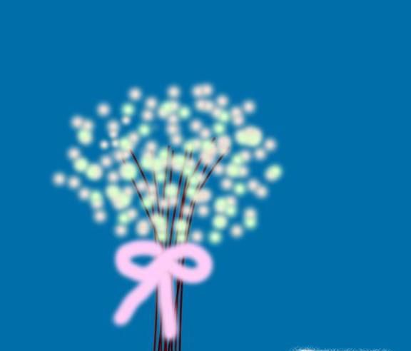 满天星怎么画简单好看