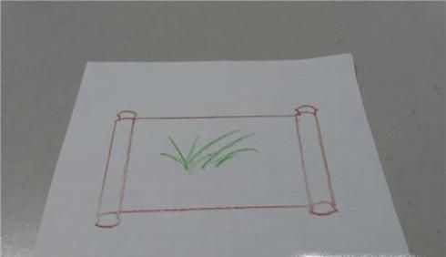 如何画出一张卷轴画