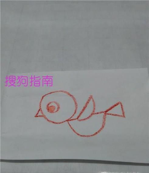 小鸟的简单画法