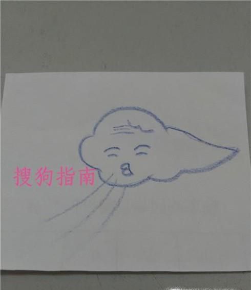 简笔画风婆婆的画法