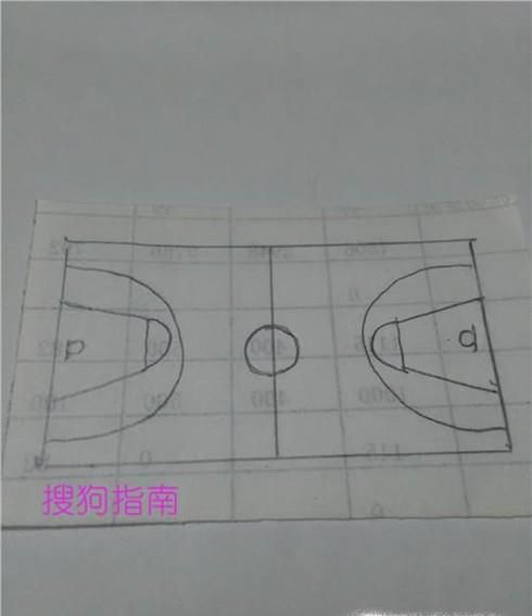 涂鸦系列之怎样画篮球场地