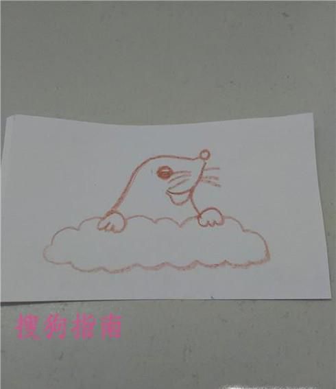 教你画鼹鼠的简笔画