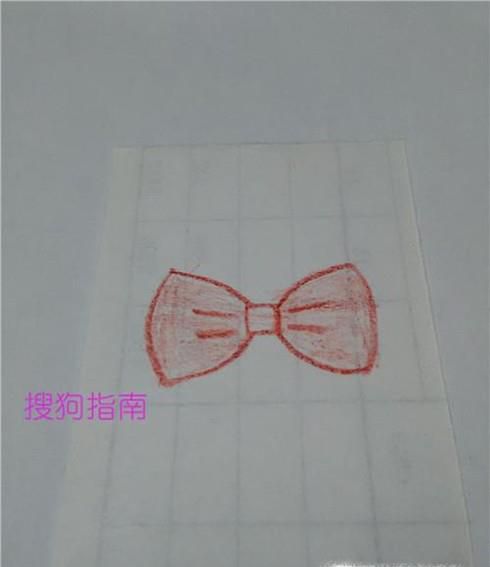 如何画蝴蝶结简笔画