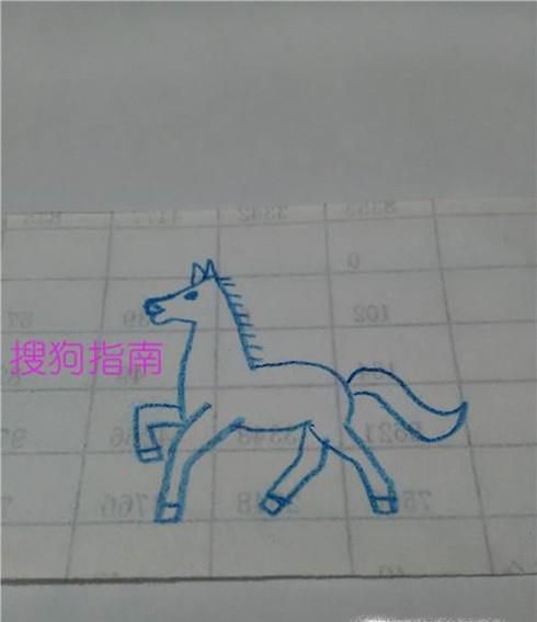 如何简笔画一匹马