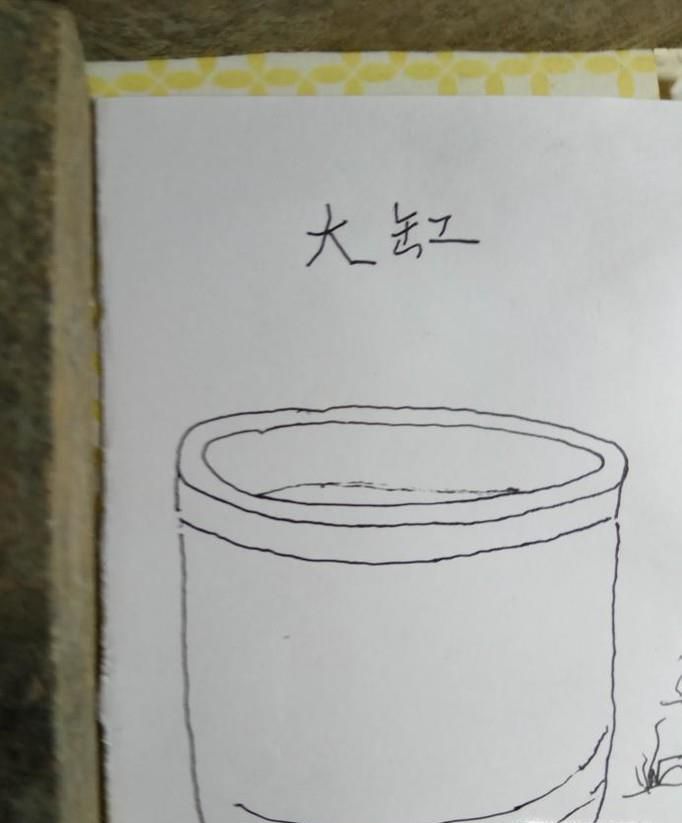 怎样画儿童简笔画大缸?