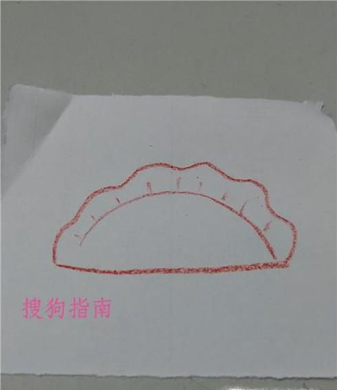 简笔画饺子怎样画