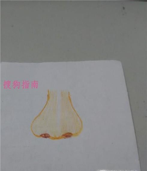 怎么画鼻子的简笔画