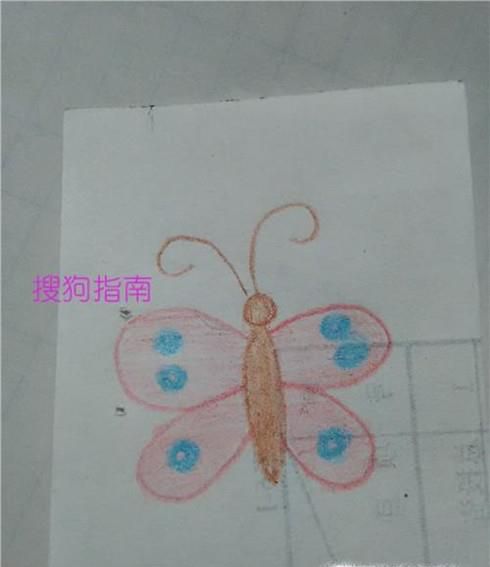 简笔画彩色的蝴蝶怎么画