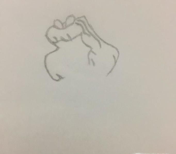 如何简笔画一个美丽的新娘?