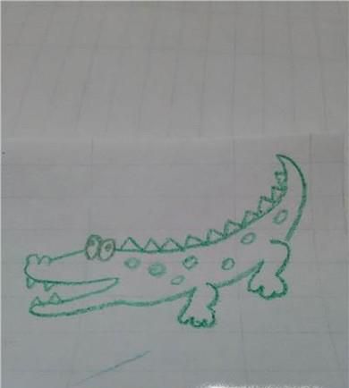 鳄鱼简笔画怎么画