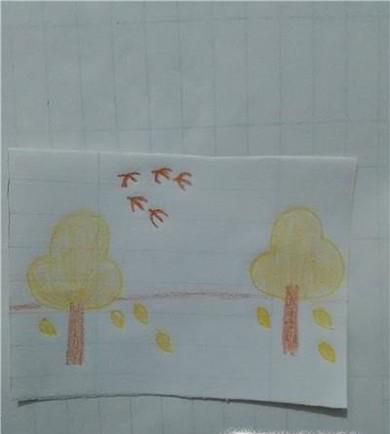 简笔画如何画秋天景色