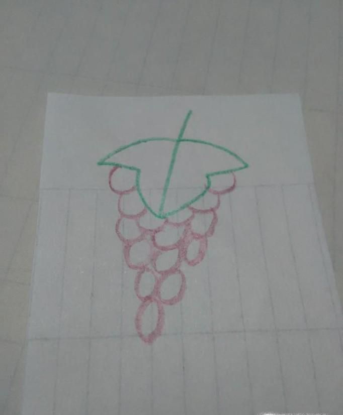 绘画系列之教你如何画简易葡萄
