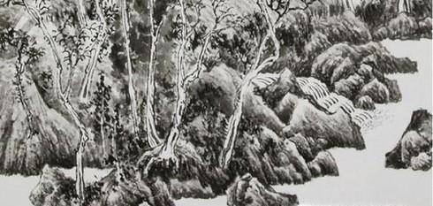 如何临摹山水画