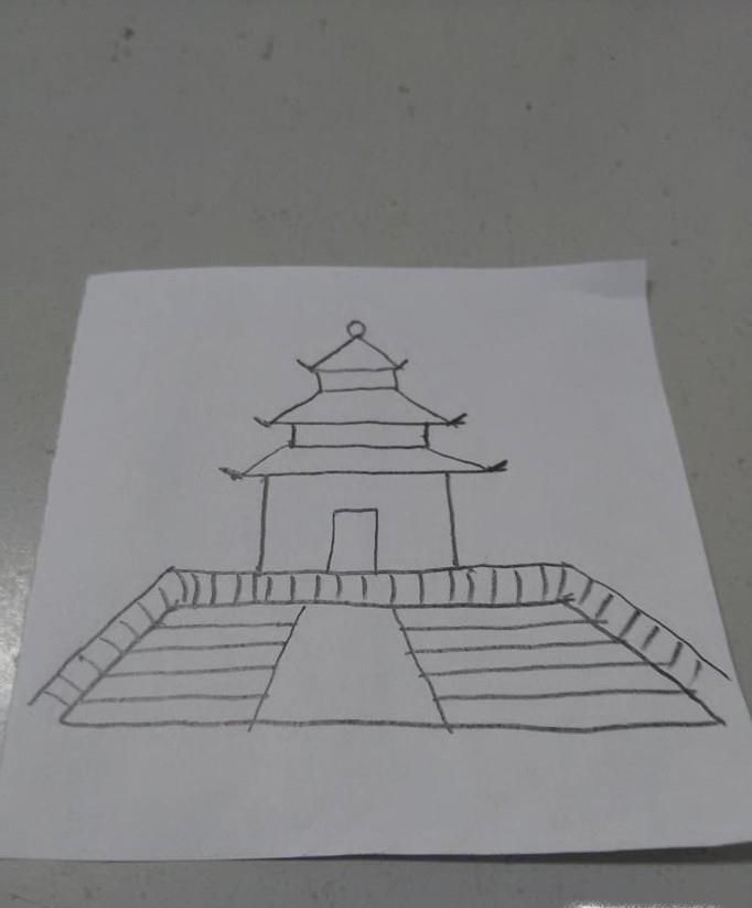 儿童简笔画房子系列之宫殿