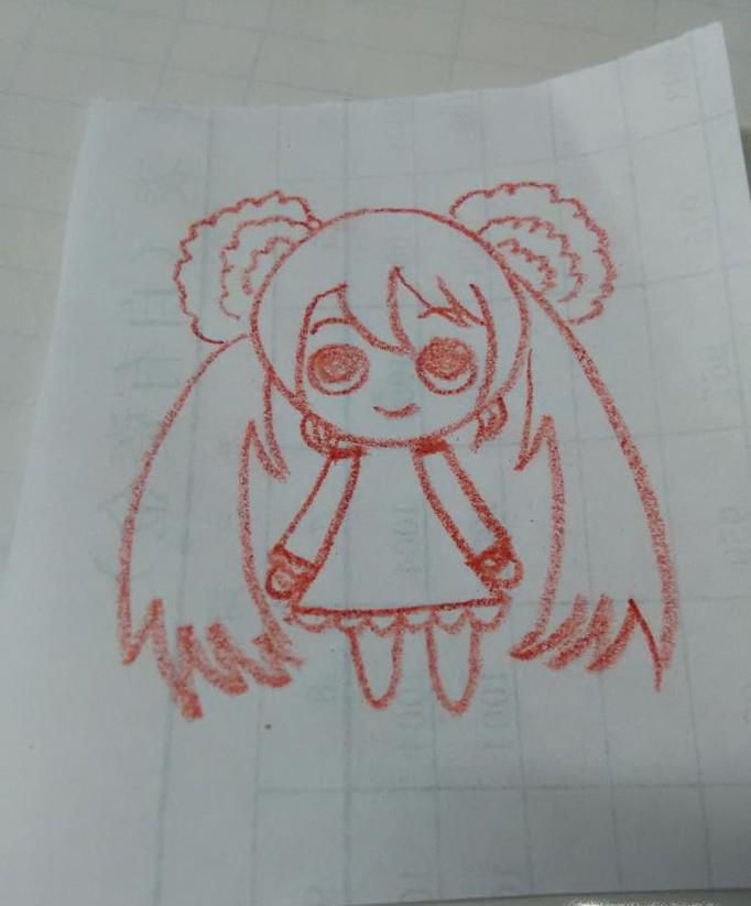 q版的樱初音怎么画