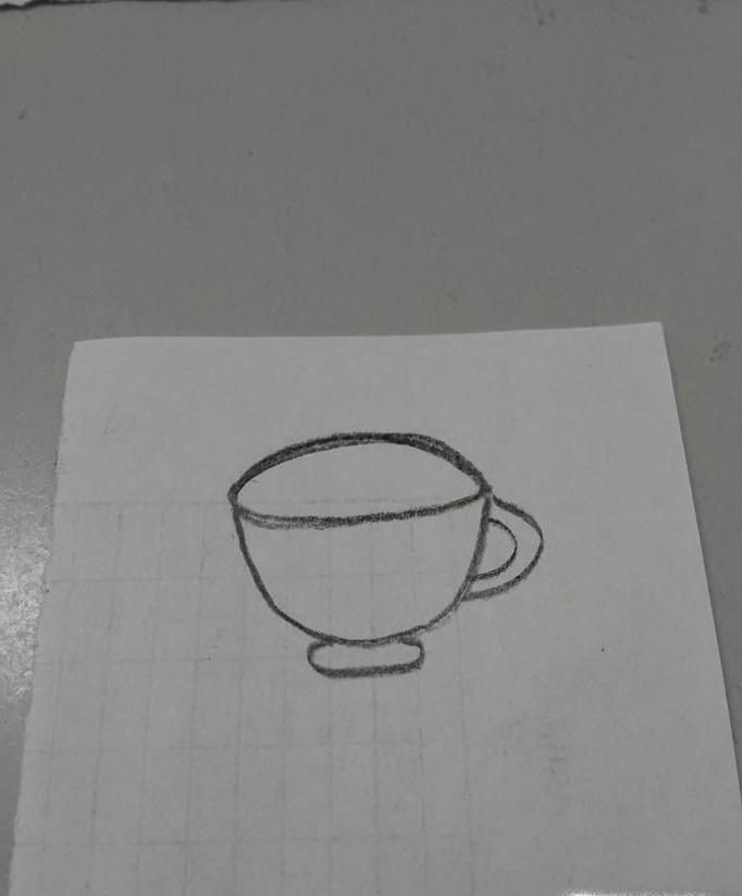 怎么画杯子-简笔画