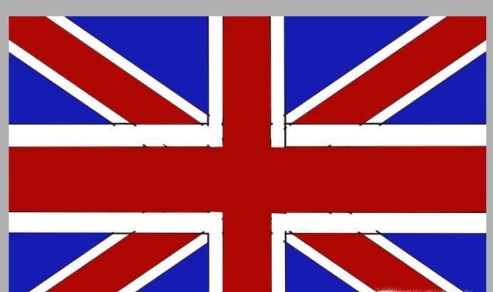 英国的国旗怎么画?