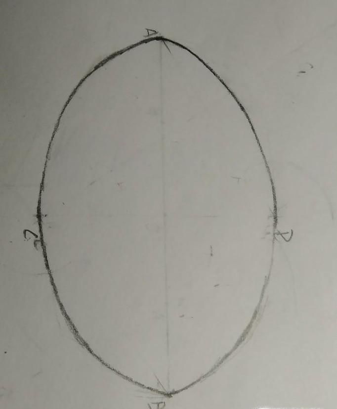 如何用四心法画椭圆