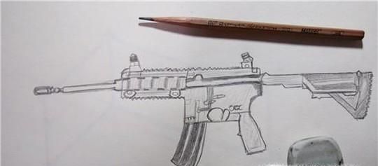 m416图片简笔画教程