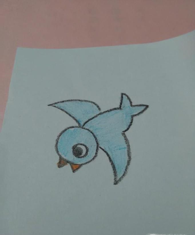 小鸟的简笔画怎么画？