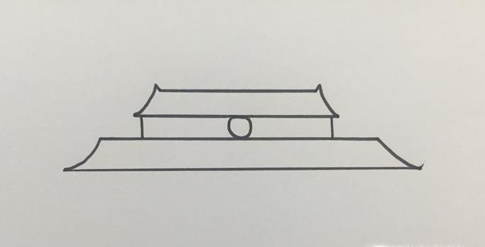 北京天安门怎么画涂色