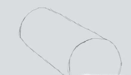 素描几何体圆柱体的画法